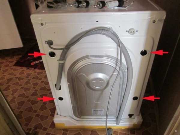 Установка и подключение стиральной машины своими руками
