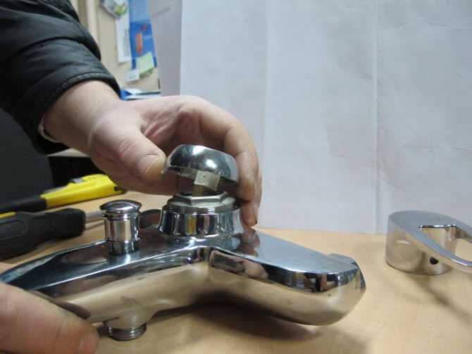Ремонт смесителя однорычажного для ванны своими руками