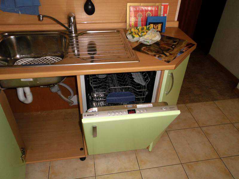 Пошаговая инструкция, как в готовую кухню установить посудомоечную машину