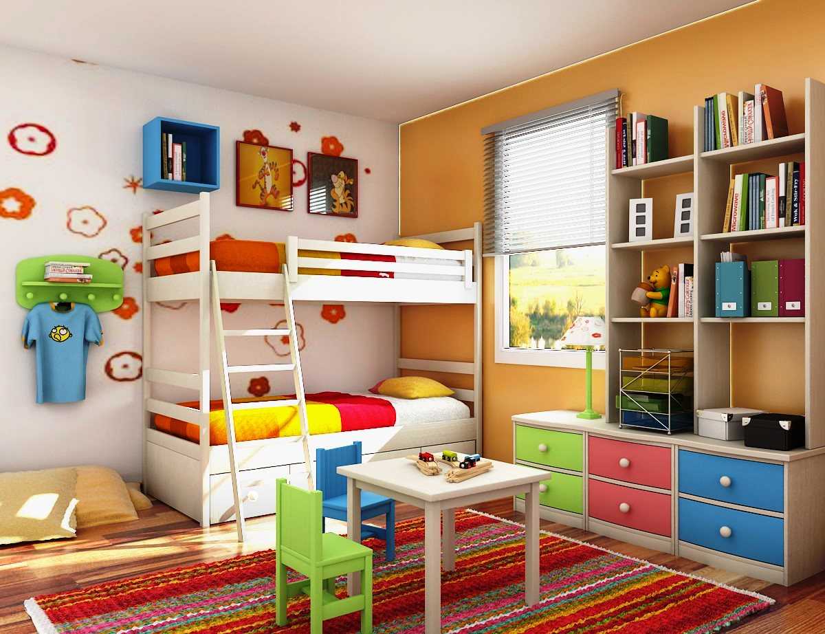 При оформлении комнаты для детей нужно учесть много нюансов Дизайн детской должен быть удобным красивым и безопасным Множество фото-идей в статье помогут сориентироваться