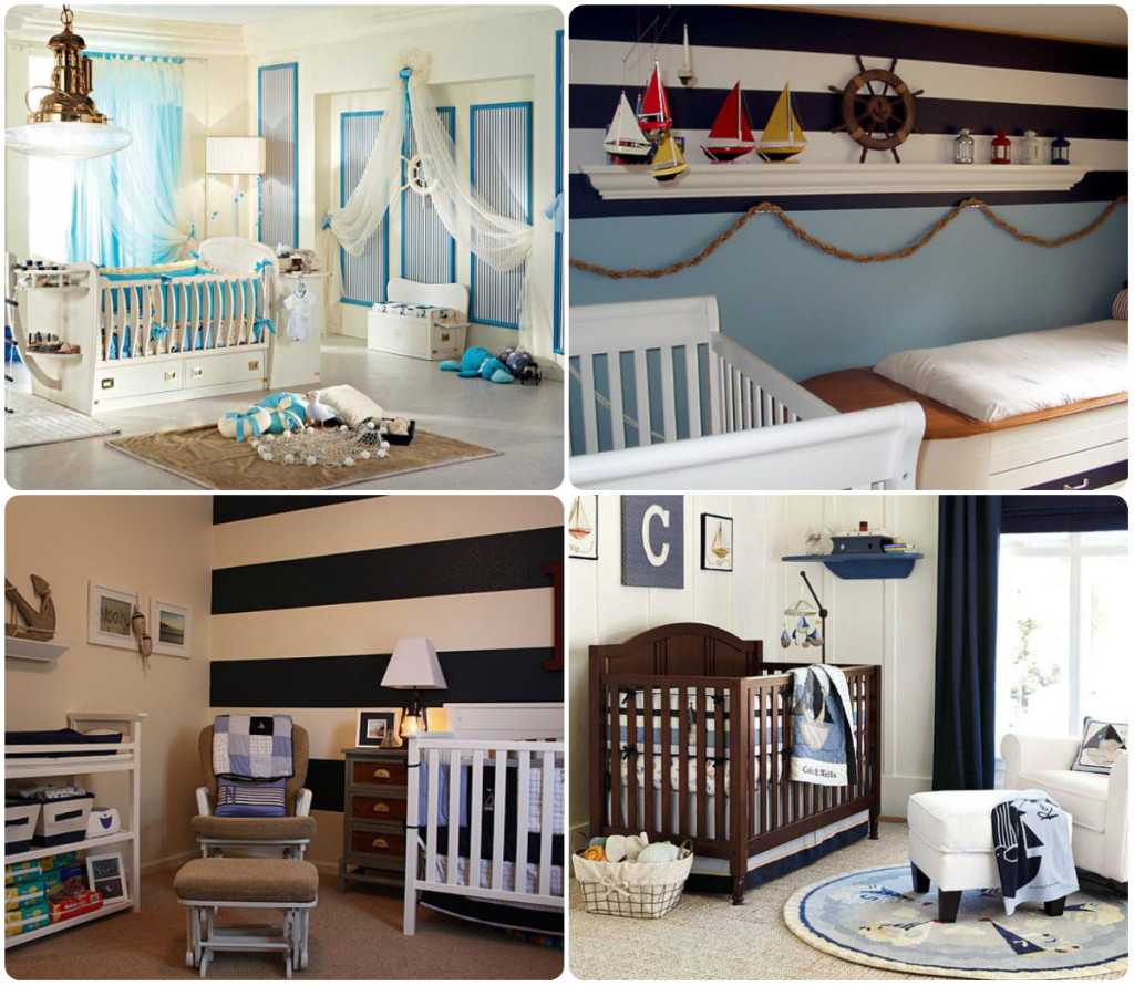 Интерьер детской комнаты для новорожденного