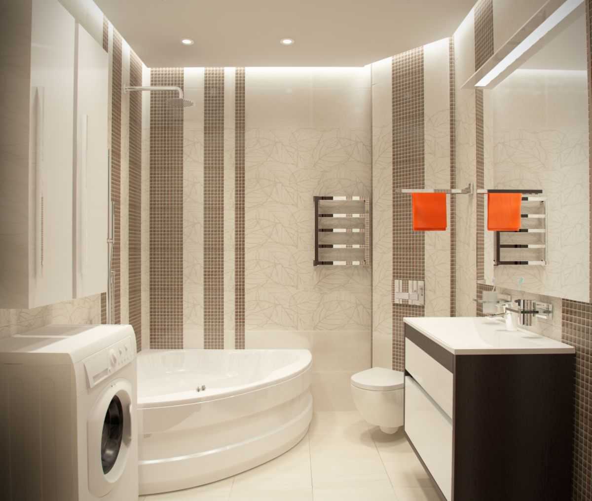 Дизайн ванной комнаты 3,5 кв. м (47 фото): варианты планировки со стиральной машиной и без, идеи оформления интерьера