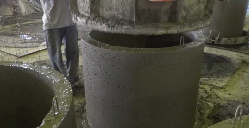 Производство и использование железобетонных колец для колодца
