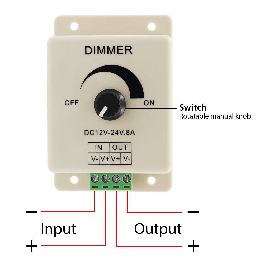Выключатель с регулятором яркости: схемы подключения