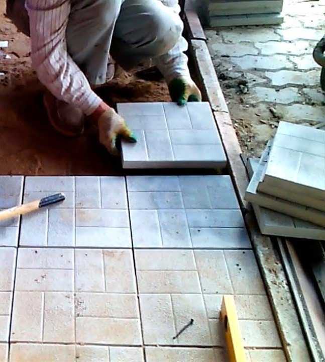 Как сделать тротуарную плитку в домашних условиях – технология и особенности изготовления своими руками