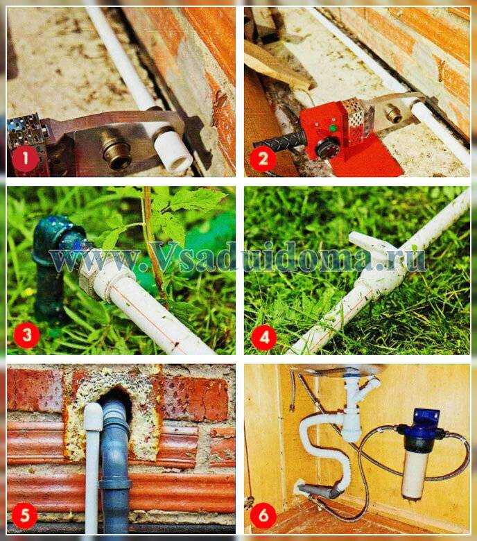 Устройство и прокладка летнего водопровода на даче для полива