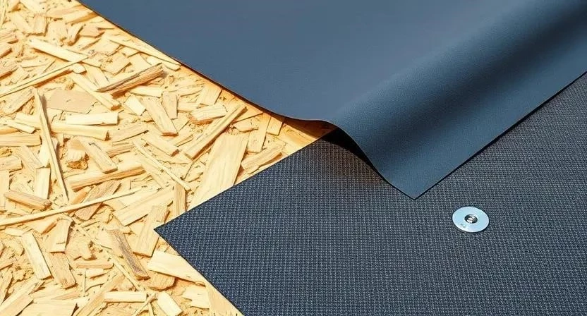 Устройство кровли из гибкой черепицы