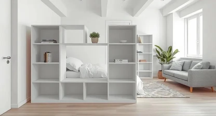 Как отделить спальню от гостиной в однокомнатной квартире