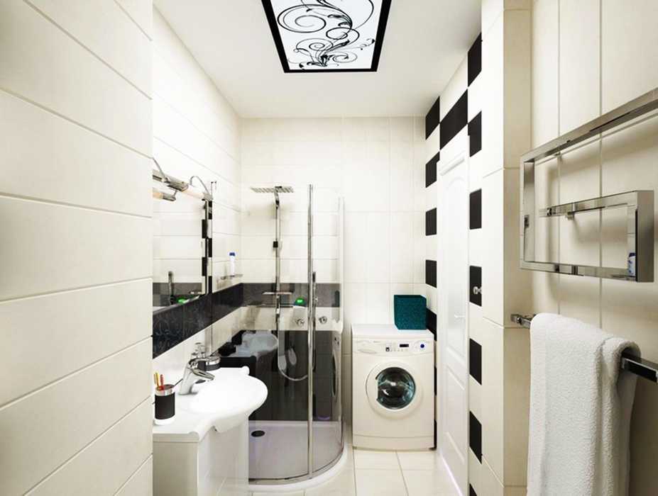 Дизайн ванной комнаты 3 кв. м (30 реальных фото)