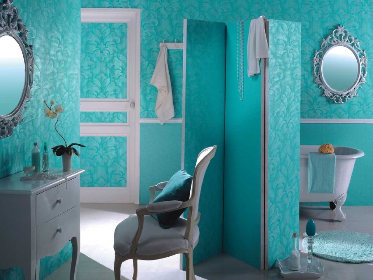 Стеклообои в ванной (50 фото): отзывы об отделке стен комнаты стекловолокнистыми обоями, какие подойдут для ремонта