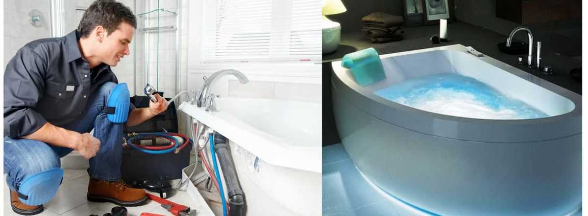 Ванна джакузи: ремонт и установка гидромассажной ванны