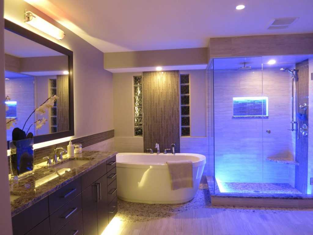 Какие должны быть светильники в ванной комнате