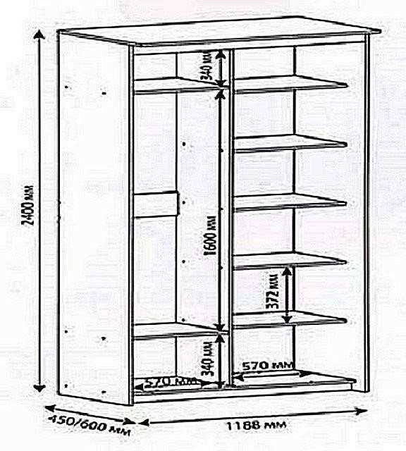 Встроенный шкаф-купе в прихожую своими руками: инструкция