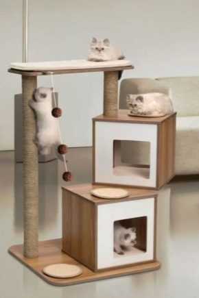 Как сделать домик для кошки из картонной коробки своими руками?