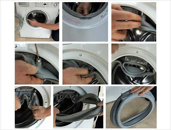Манжета для стиральной машины: как снять и надеть резинку на барабан? ремонт уплотнительной манжеты люка