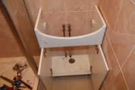 Раковина в ванную комнату с тумбой: напольные варианты размером 60 и 80 см, 50 и 40, 70 и 90, 55 и 100, модели roca gap