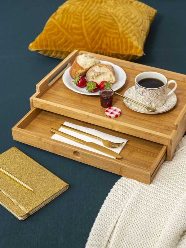 Столик для завтрака в постель своими руками: утро станет добрее