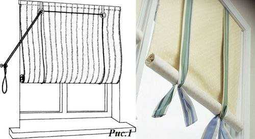 Пошаговая инструкция по изготовлению рулонных штор своими руками