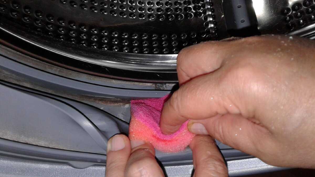 Плесень в стиральной машине на резинке