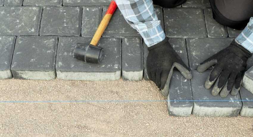 Инструкция по укладке тротуарной плитки на бетонное основание