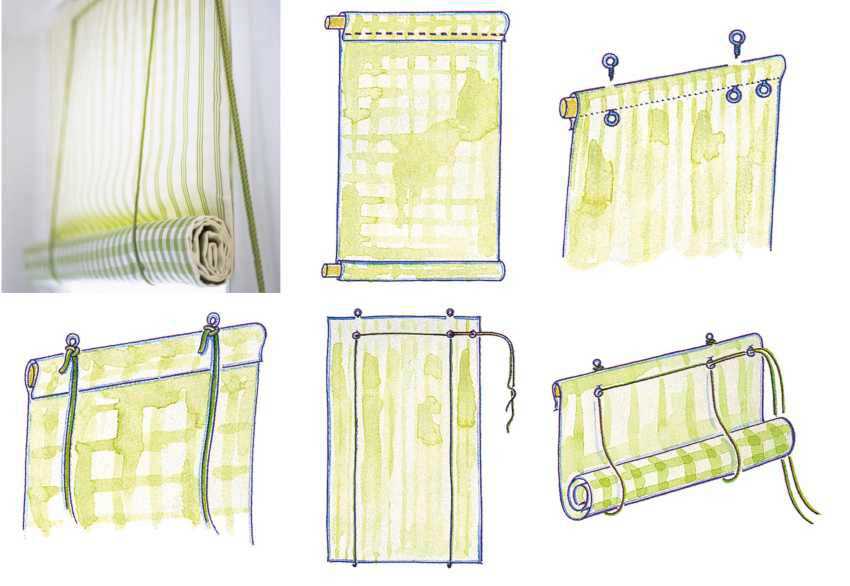 Рулонные шторы своими руками - 111 фото особенностей выбора полотна