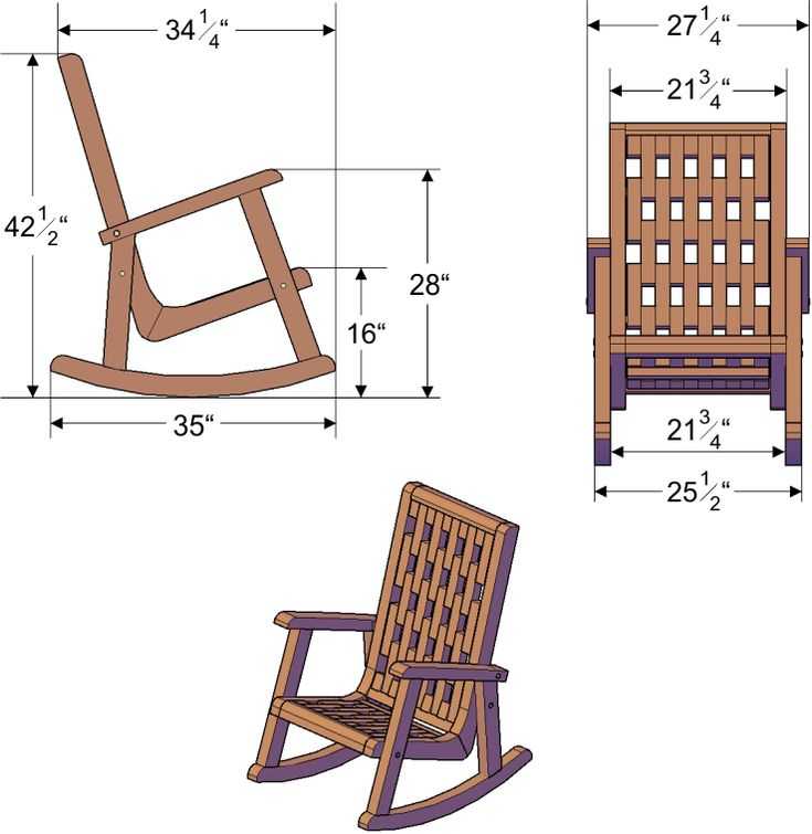 Как сделать кресло качалку своими руками (в том числе из фанеры): виды, пошаговая инструкция, чертежи и прочее + фото и видео