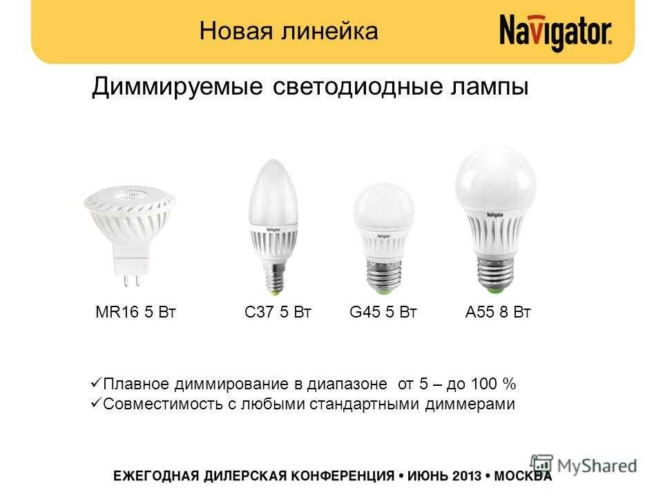 Выбор и преимущества диммируемых светодиодных ламп
