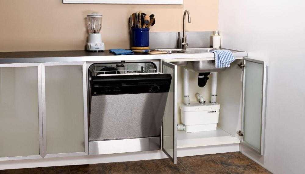 Как встроить посудомоечную машину в кухню