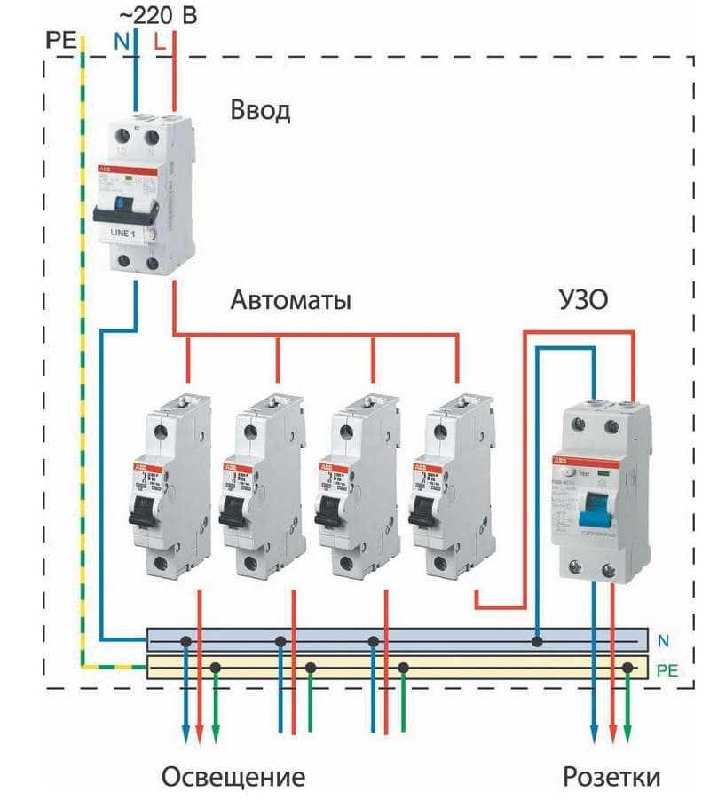 Выбор автоматического выключателя для подключения в сеть Как подключить однофазный выключатель в щиток Инструкция по установке двухполюсного автомата  фото