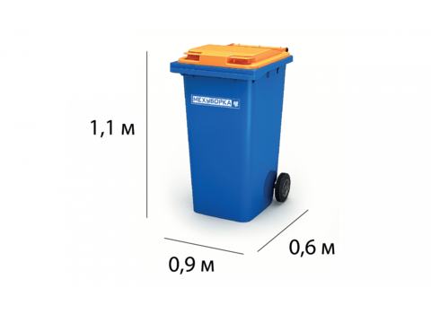 Размеры и виды контейнеров для мусора, чертежи для изготовления баков