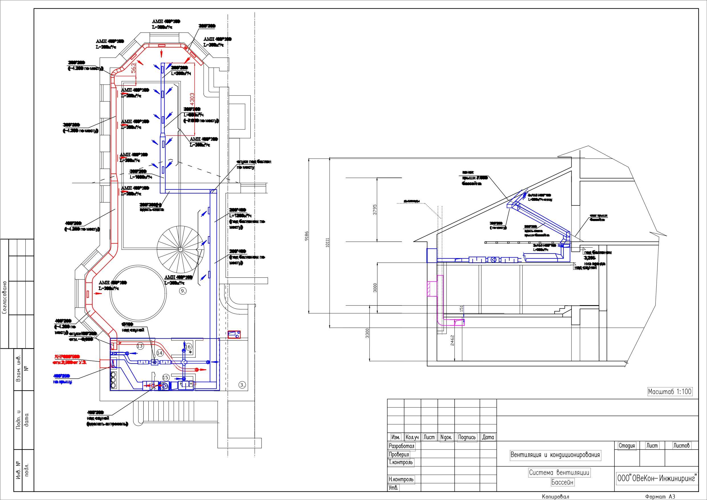 Вентиляция бассейна: проект для частного дома или коттеджа, схемы и расчеты