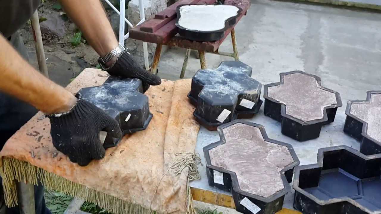 Изготовление формы для тротуарной плитки своими руками