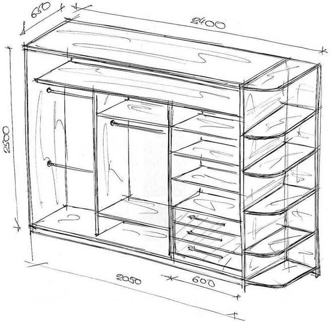Шкаф своими руками — чертежи, описание, пошаговая инструкция