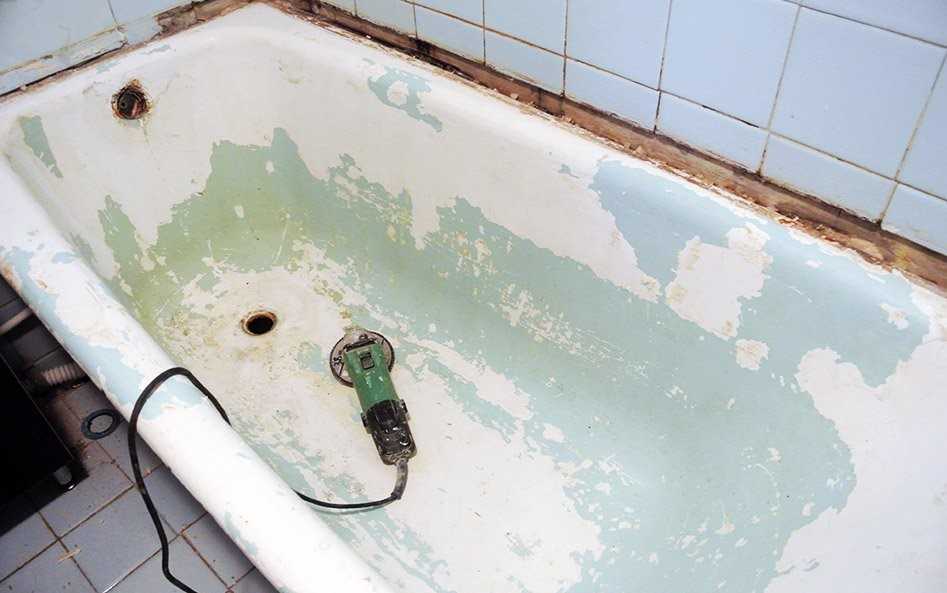Как обновить старую чугунную ванну своими руками — ремонт чаш