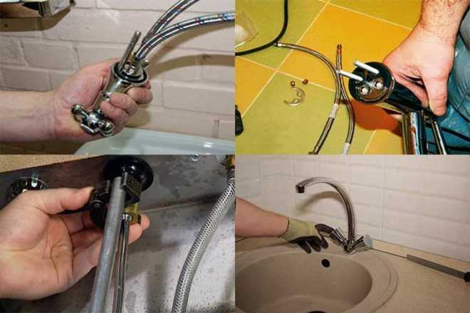 Самостоятельный ремонт однорычажного смесителя для кухни и ванной, как разобрать