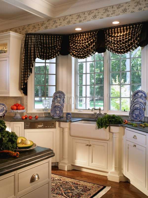 Кухонные шторы. от классики до современности (50 фото идей)