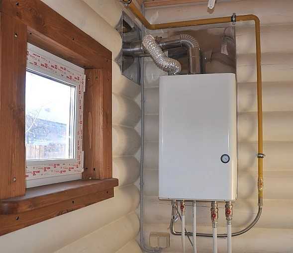 Подключение газового котла в частном доме к системе отопления и электросети