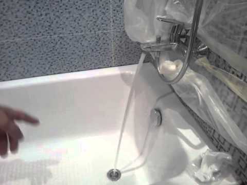 Установка смесителя на борт ванной: подробная инструкция