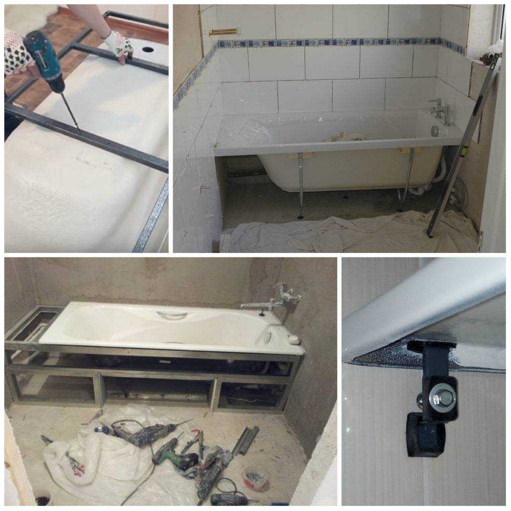 Экран для ванной из плитки – варианты исполнения и инструкция по реализации проекта своими руками