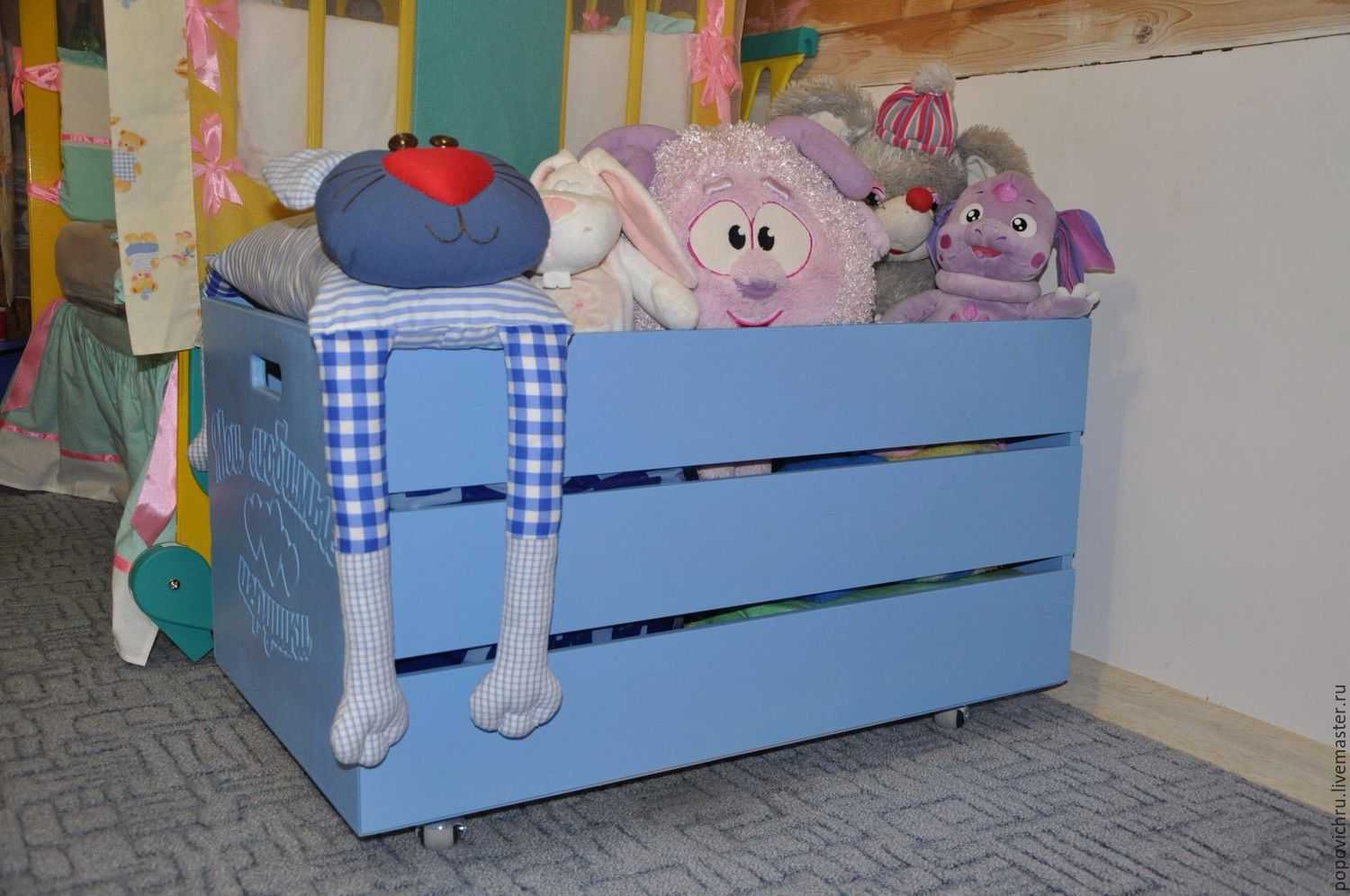 Как организовать хранение игрушек в детской комнате идеи для удобного и красивого размещения какая нужна мебель как и из чего сделать коробки для игрушек