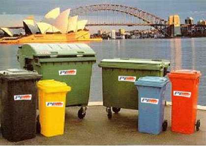 Объемы мусорных контейнеров по типу мусора: тбо, кгм